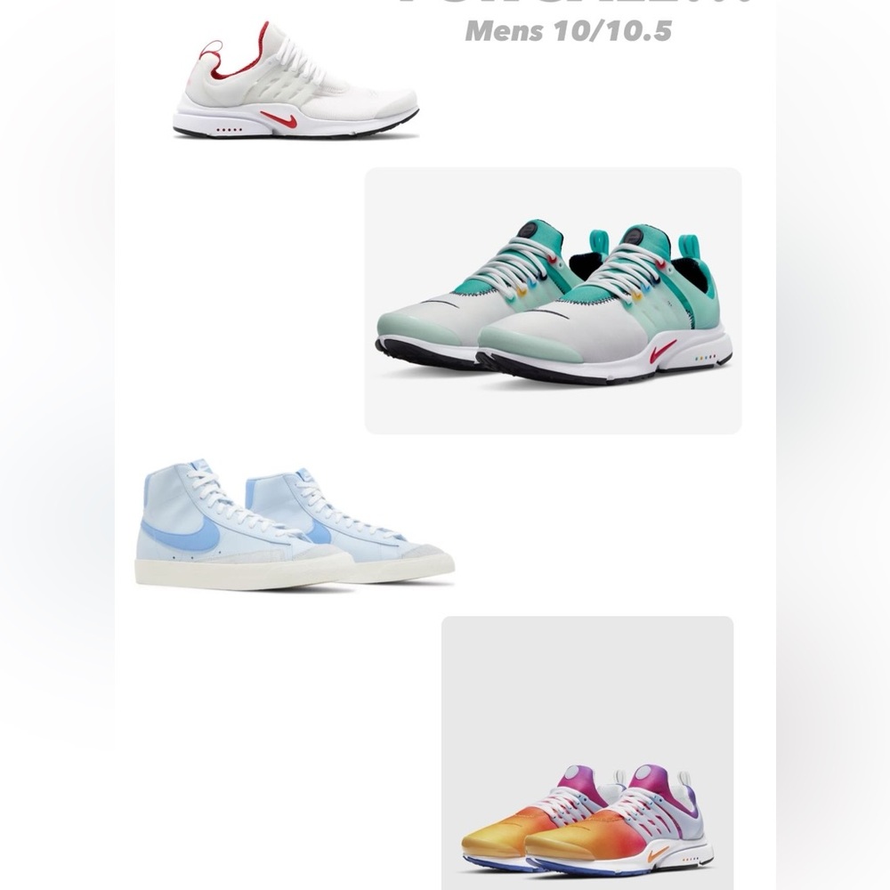 Men’s Nike shoes